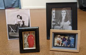 Photos of loved ones are gathered at our Kung Fu studio