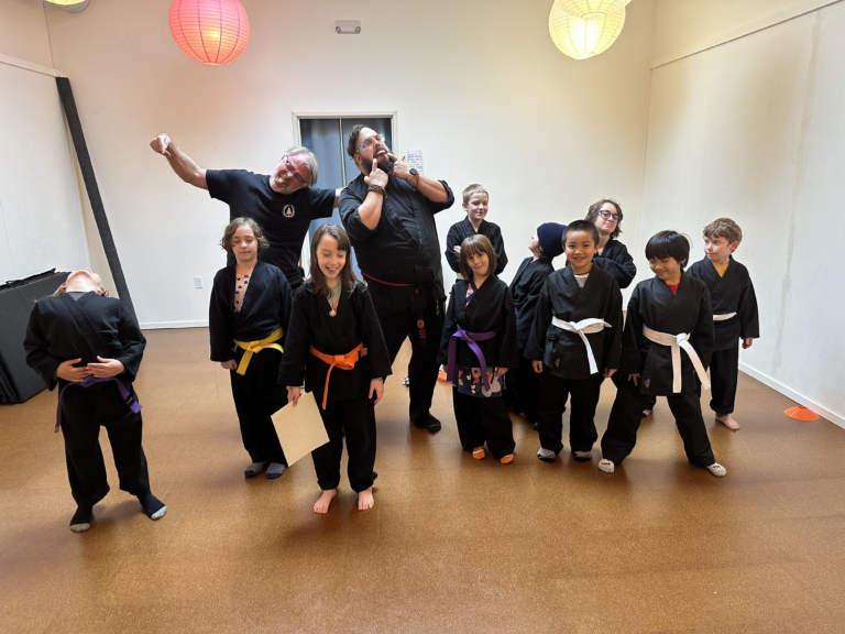 Kids' kung fu promotion day!