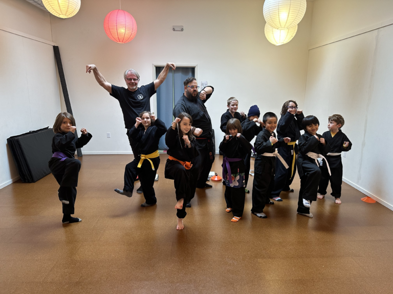 Kids' kung fu promotion day!